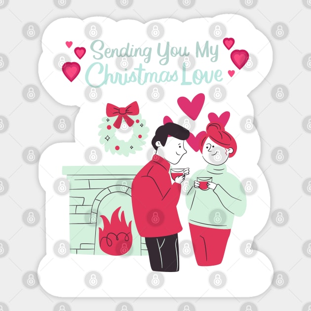 Relationship Christmas With you Babe Sticker by ✪Your New Fashion✪